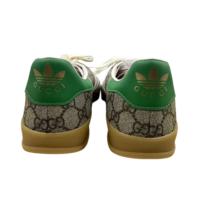 Gucci X Adidas Gazelle Beige GG Monogram Sneakers