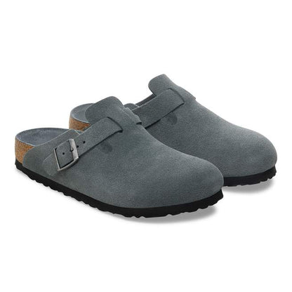 Birkenstock Boston Soft Footbed Basalt Gray Tonal