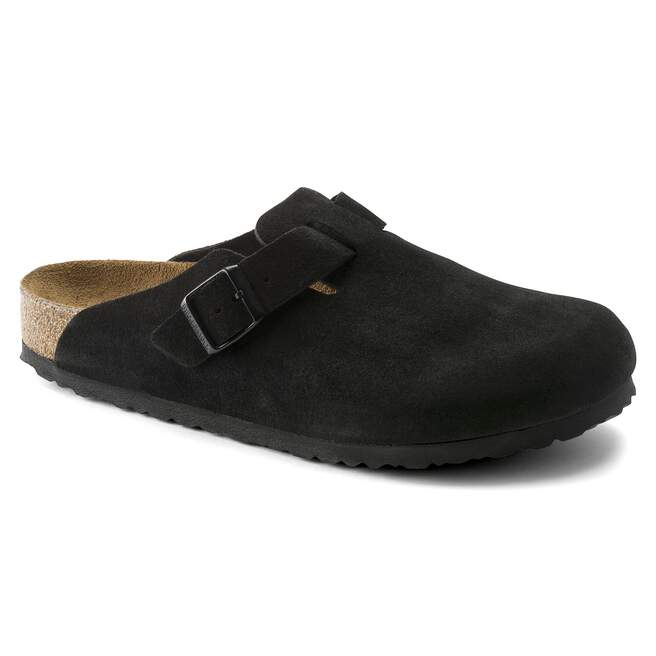 Birkenstock Boston Soft Footbed Black