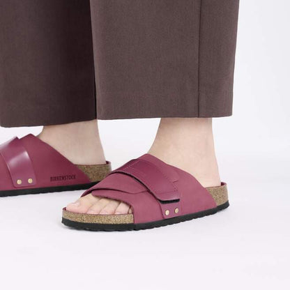 Birkenstock Kyoto Nubuck Leather Berry Crush