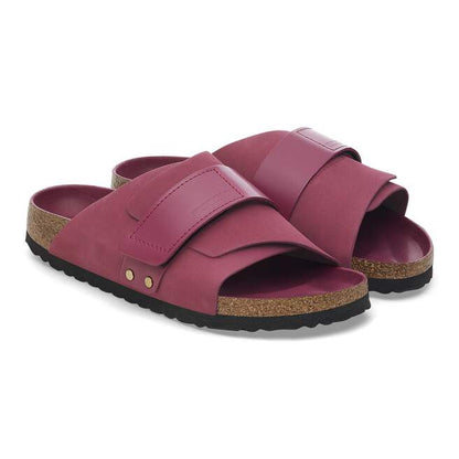 Birkenstock Kyoto Nubuck Leather Berry Crush