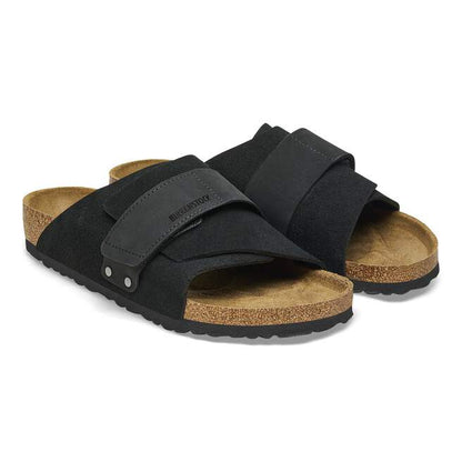 Birkenstock Kyoto Nubuck Leather Suede Black