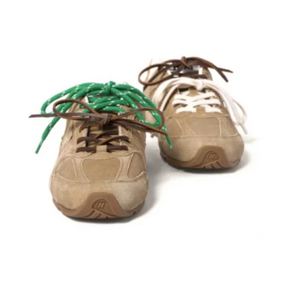New Balance X Miu Miu 530 SL Ecru suede and mesh sneakers