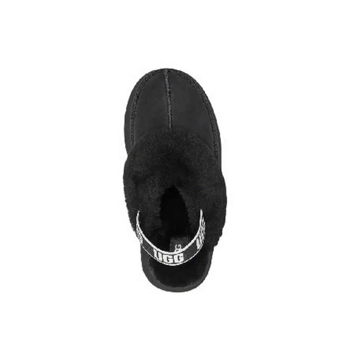 UGG Funkette Platform Black Kids Slipper