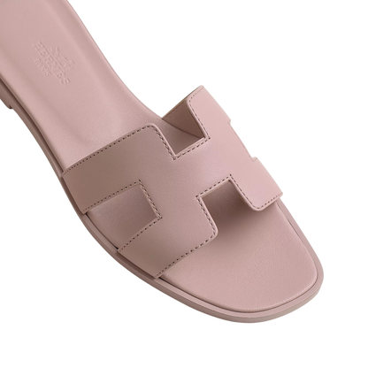 Hermes Oran Sandal Rose Cancan