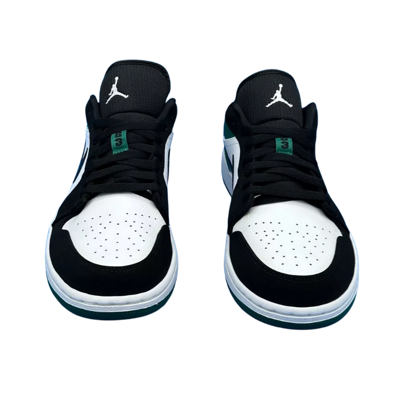 Jordan 1 Low  White Black Mystic Green