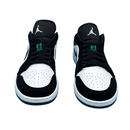 Jordan 1 Low  White Black Mystic Green