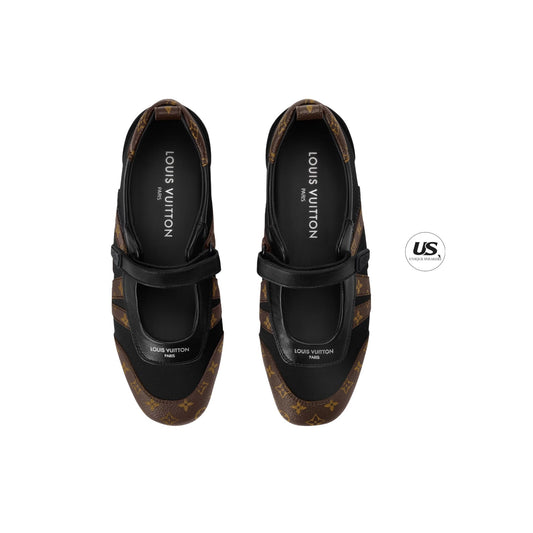 Louis Vuitton LV Sneakerina Mary Jane Black
