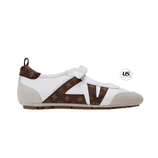 Louis Vuitton LV Sneakerina Mary Jane White_Unique Store