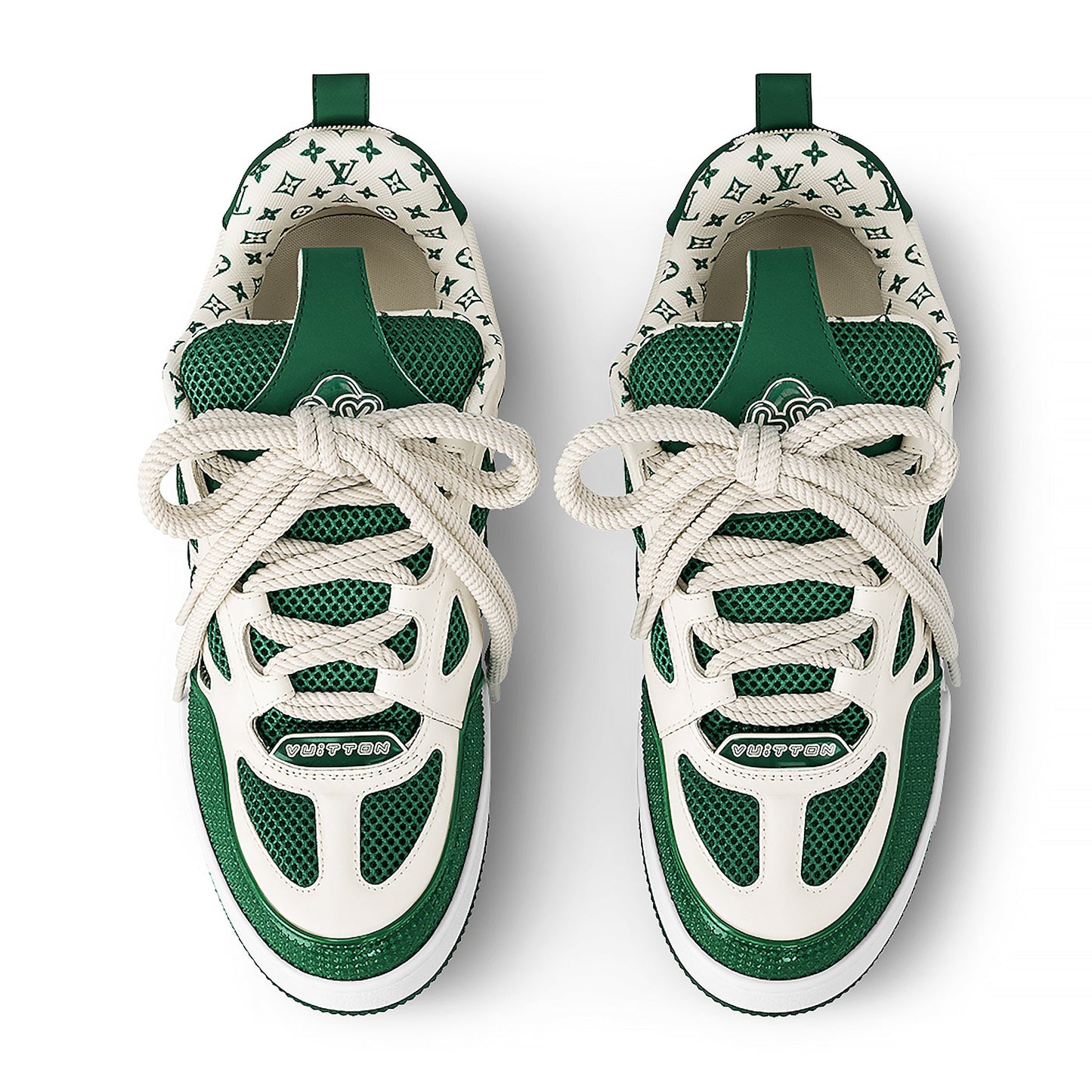 Louis Vuitton LV Skate Green White Sneakers
