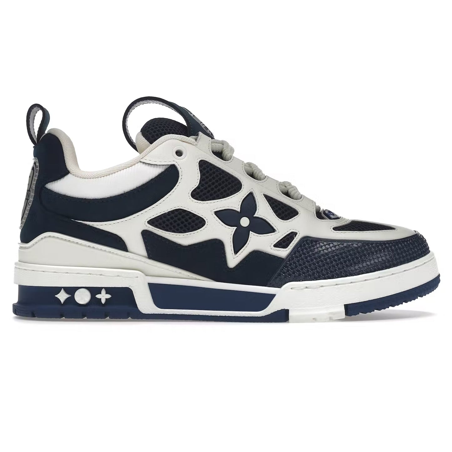 Louis Vuitton LV Skate Sneaker Marine White Sneakers_Unique Store