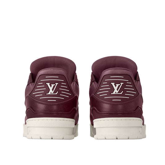Louis Vuitton LV Trainer Matte Calf Leather Bordeaux Sneaker