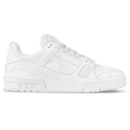Louis Vuitton LV Trainer White Monogram Sneakers_Unique Store