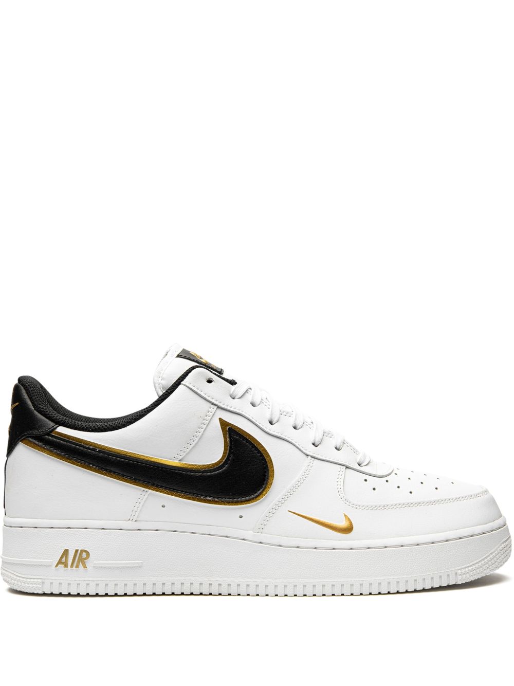 Nike Air Force 1 Low 07 White Black Gold_Unique Store