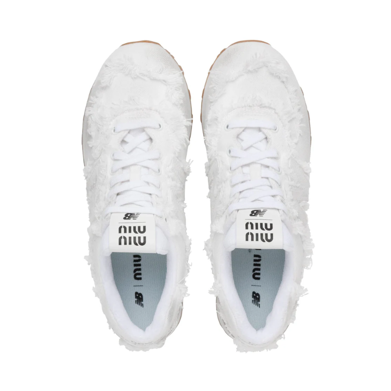 Miu Miu x New Balance 574 Denim White sneakers