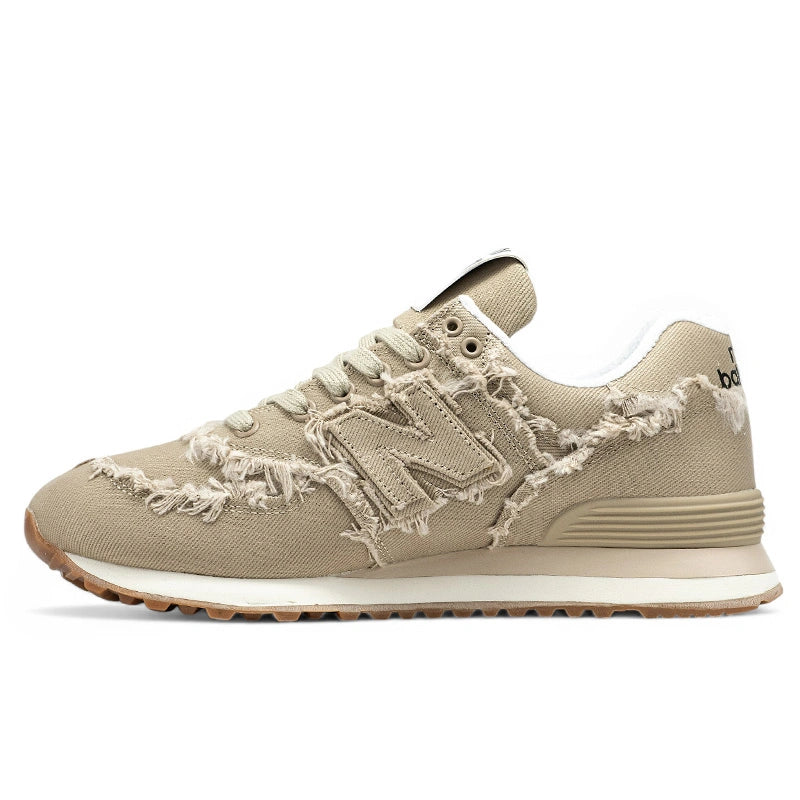 Miu Miu x New Balance 574 Denim Colonial Beige sneakers