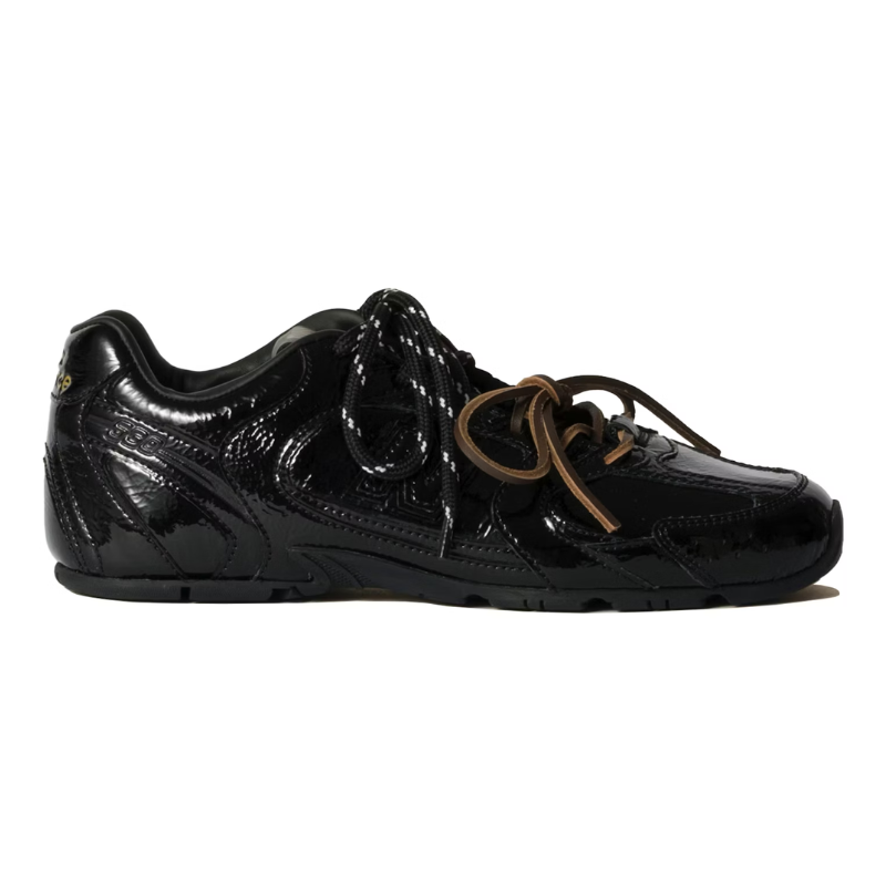 New Balance X Miu Miu 530 Black SL suede and mesh sneakers_Unique Store