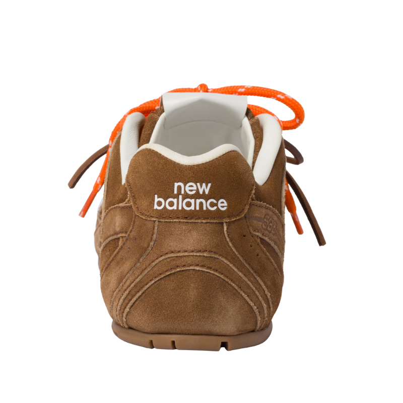 New Balance X Miu Miu 530 SL Cinnamon suede and mesh sneakers