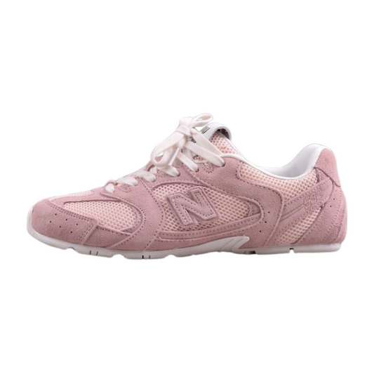 New Balance X Miu Miu 530 SL Pink suede and mesh sneakers