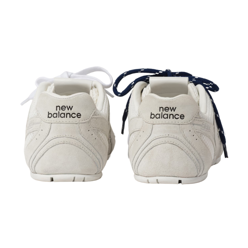 New Balance X Miu Miu 530 SL White suede and mesh sneakers