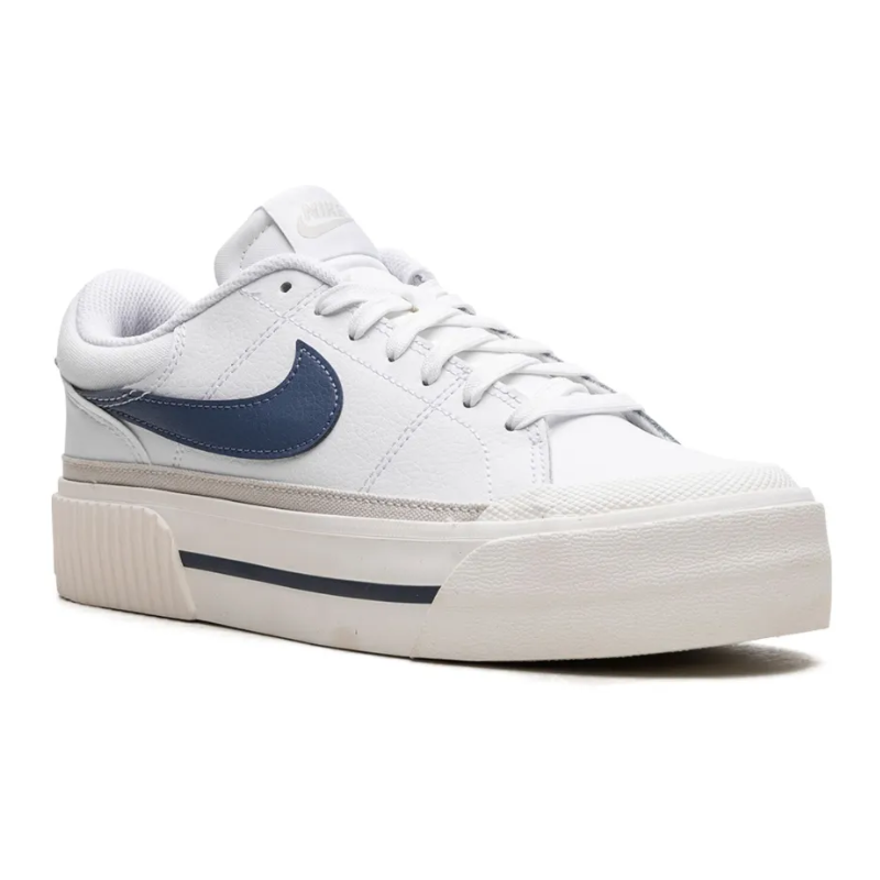 Nike Court Legacy Lift White Navy Sneakers