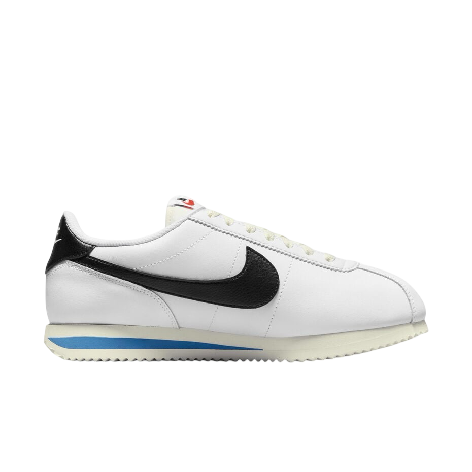 Nike Cortez White Black Light Photo Blue Sneakers_Unique Store