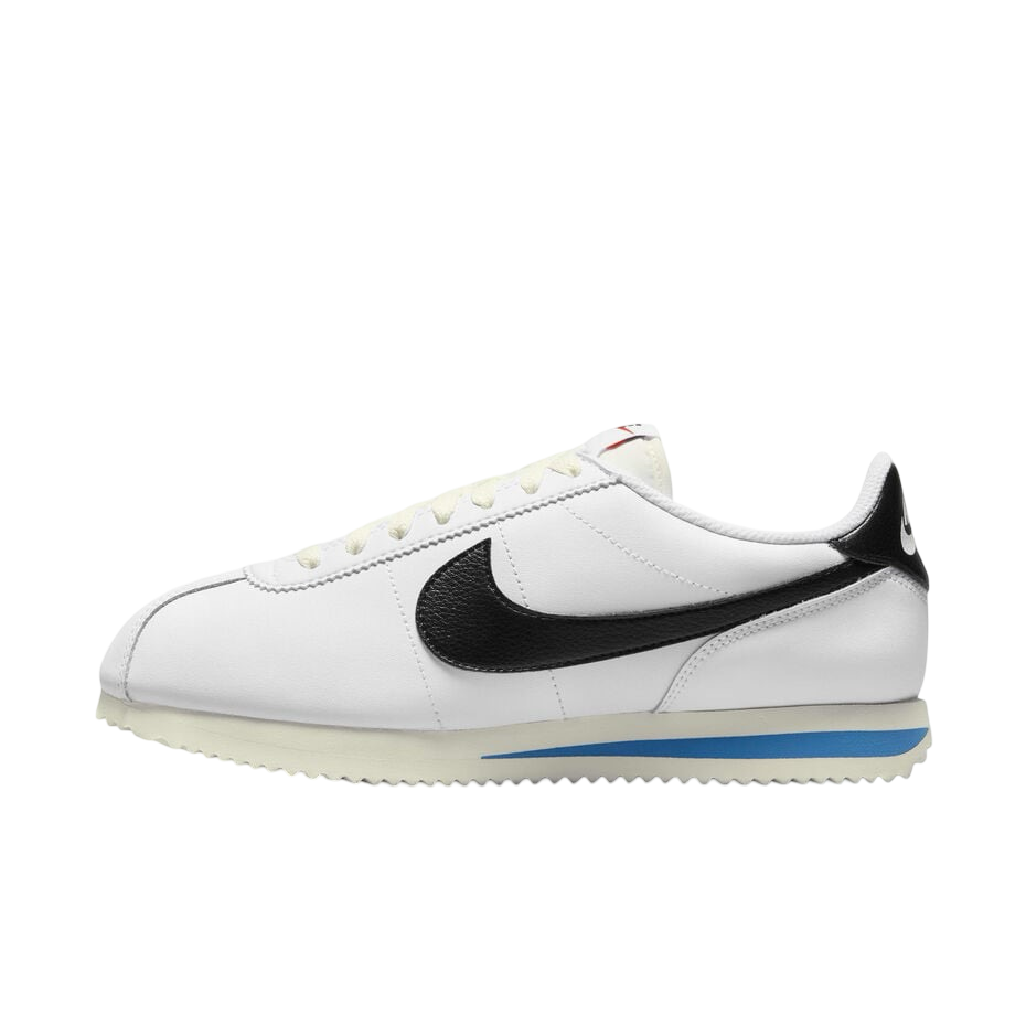 Nike Cortez White Black Light Photo Blue Sneakers