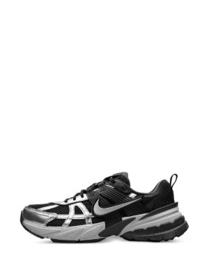 Nike V2K Run Black Metallic Silver sneakers