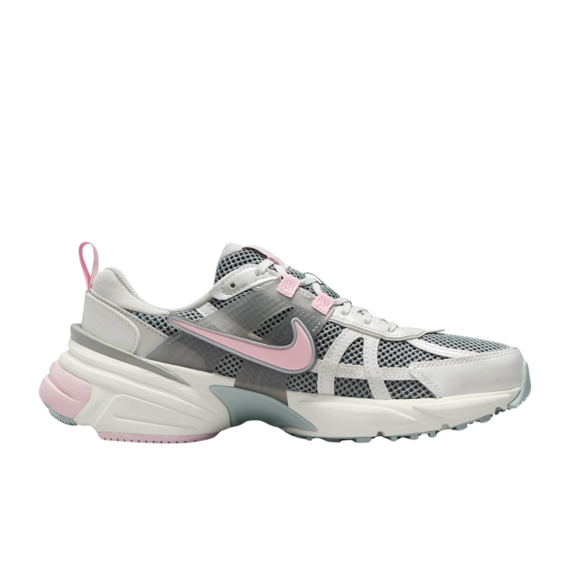 Nike V2K Run Sail Pink Foam College Grey Sneakers_Unique Store