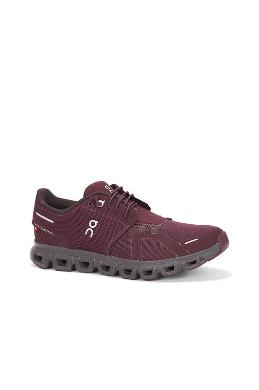 On Cloud 6 Mulberry Pebble sneakers