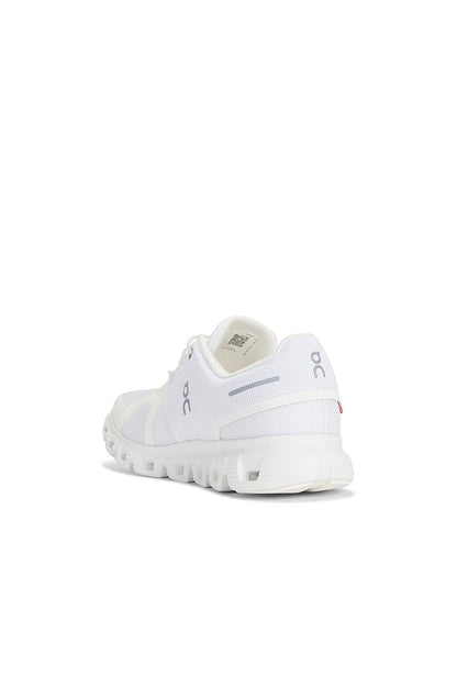 On Cloud 6 White sneakers