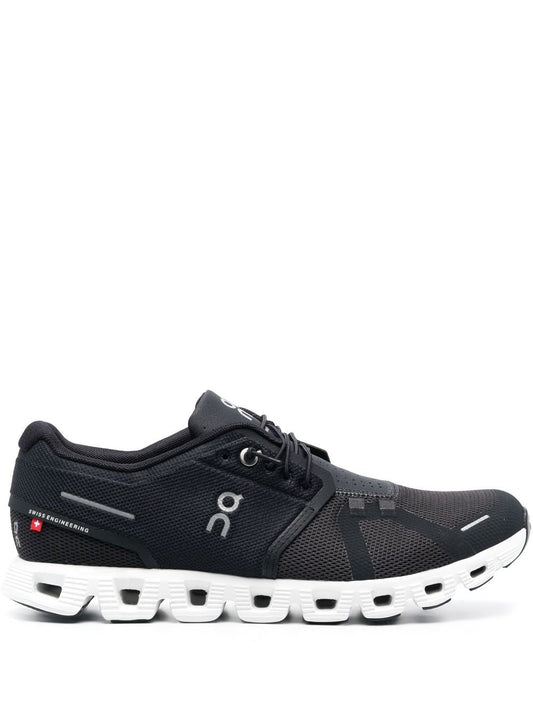 On Cloud 5  Black White Sneakers_Unique Store