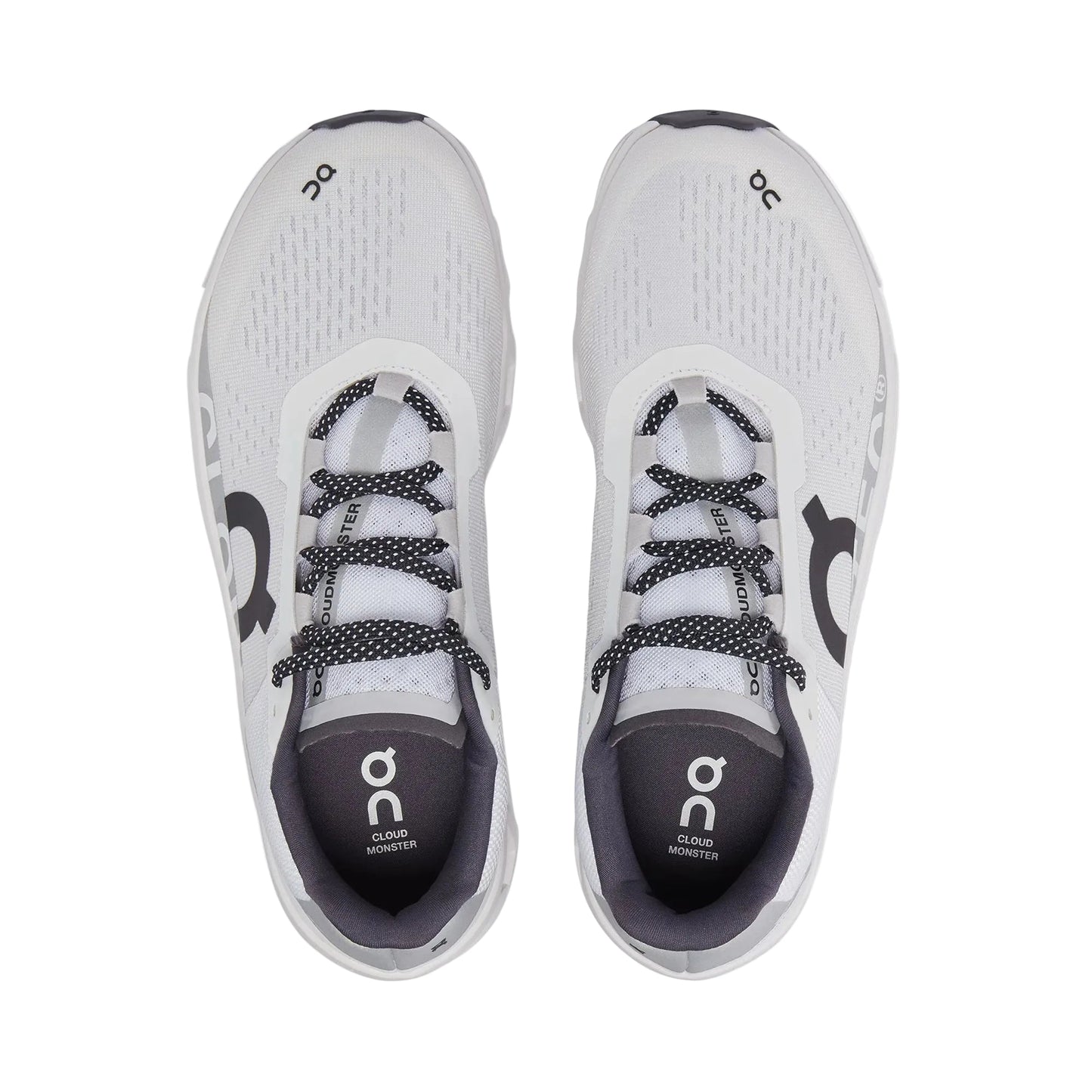 On Cloudmonster White Black