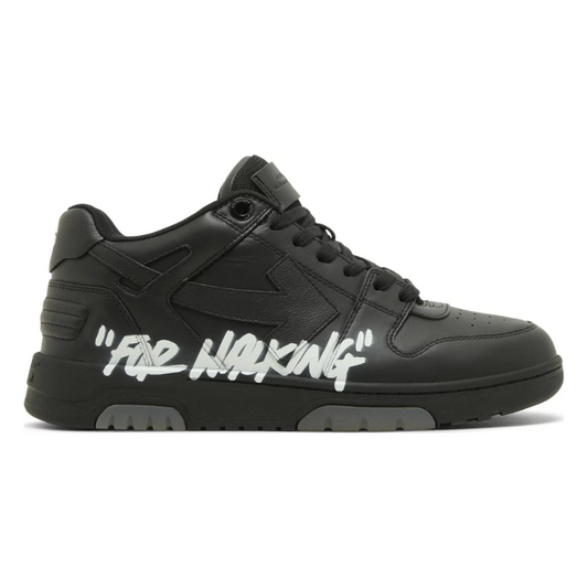 Off-White Out Of Office For Walking Low Tops Black White_Unique Store