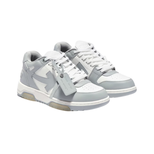Off-White Out Of Office Low Grey White Off-White Heel Tab