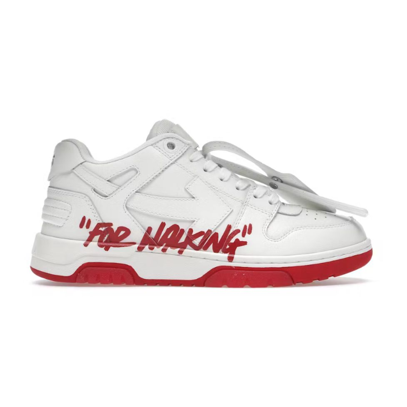 Off-White Out Of Office Low For Walking White Red_Unique Store