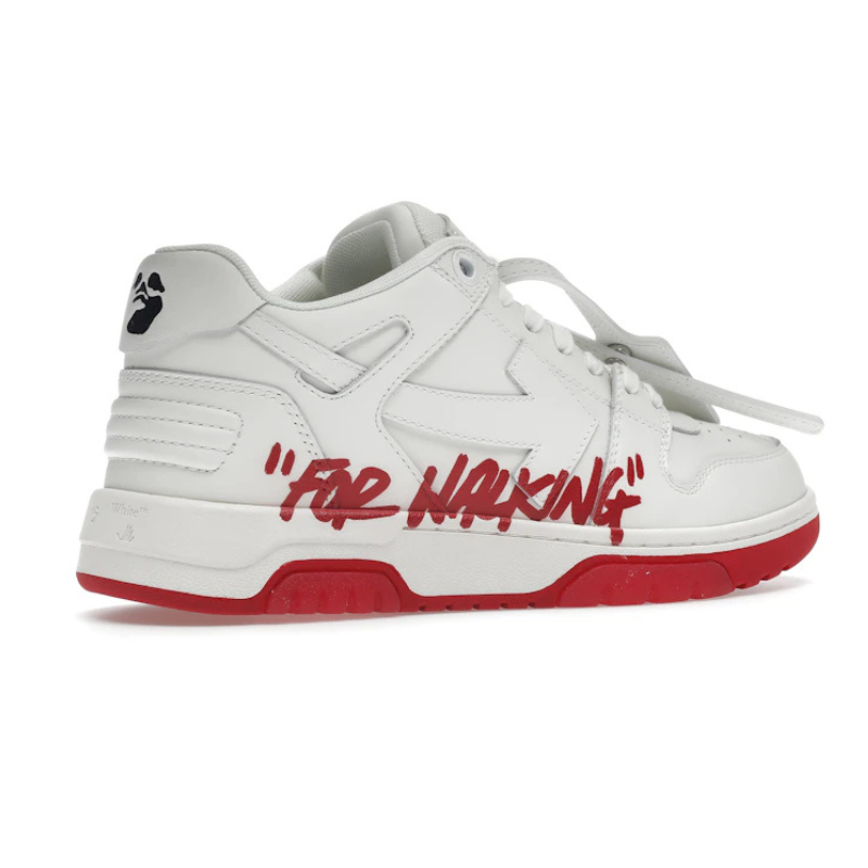 Off-White Out Of Office Low For Walking White Red