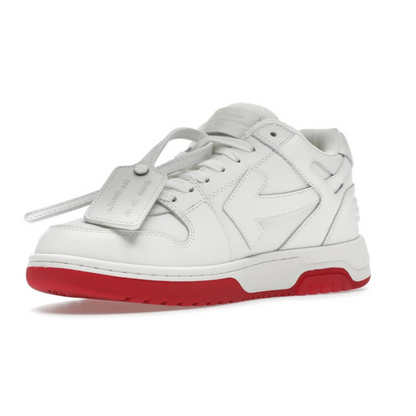 Off-White Out Of Office Low For Walking White Red