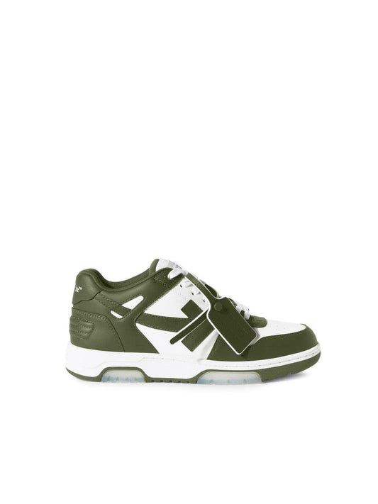 Off-White Out Of Office Military Green White_Unique Store