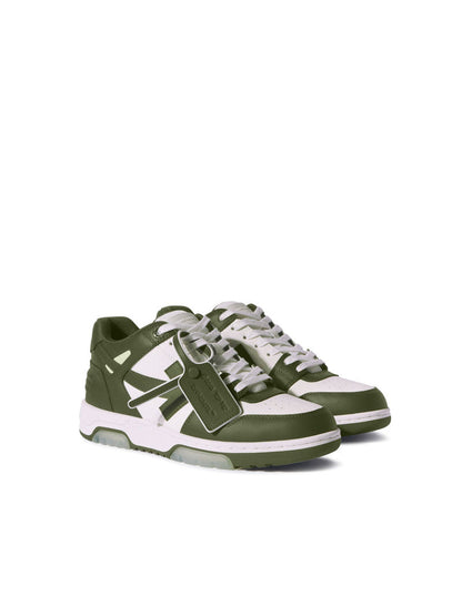 Off-White Out Of Office Military Green White