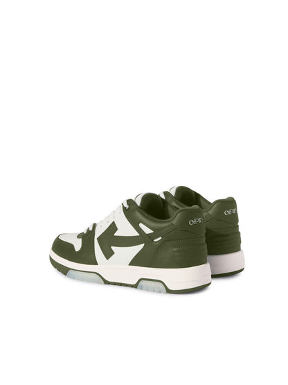 Off-White Out Of Office Military Green White
