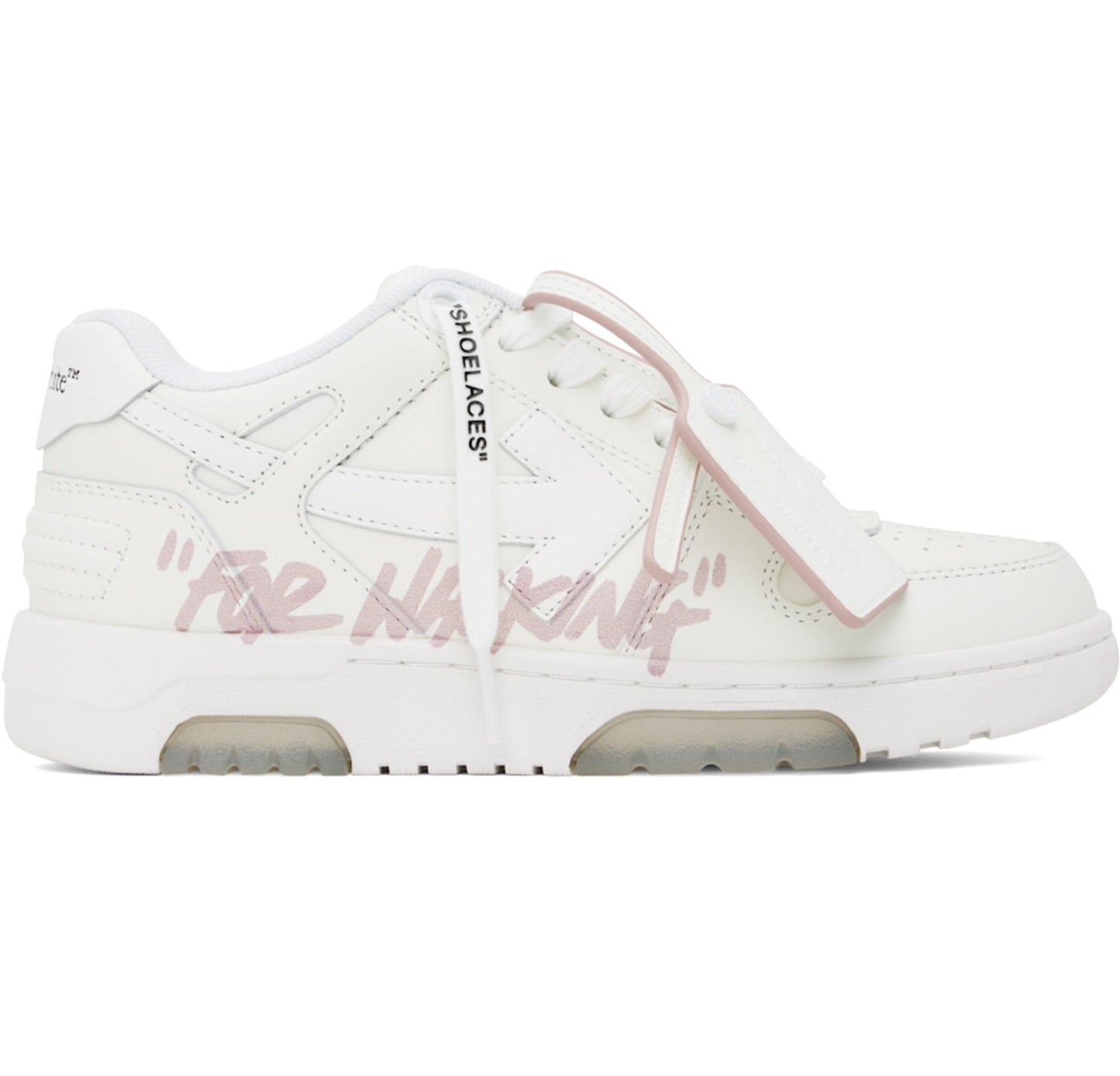 Off-White Out Of Office Low Tops For Walking White Pink_Unique Store