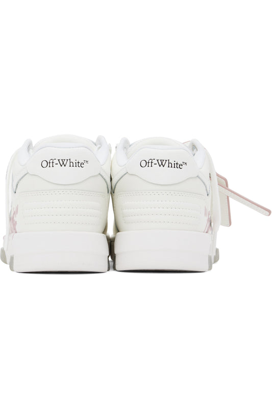 Off-White Out Of Office Low Tops For Walking White Pink