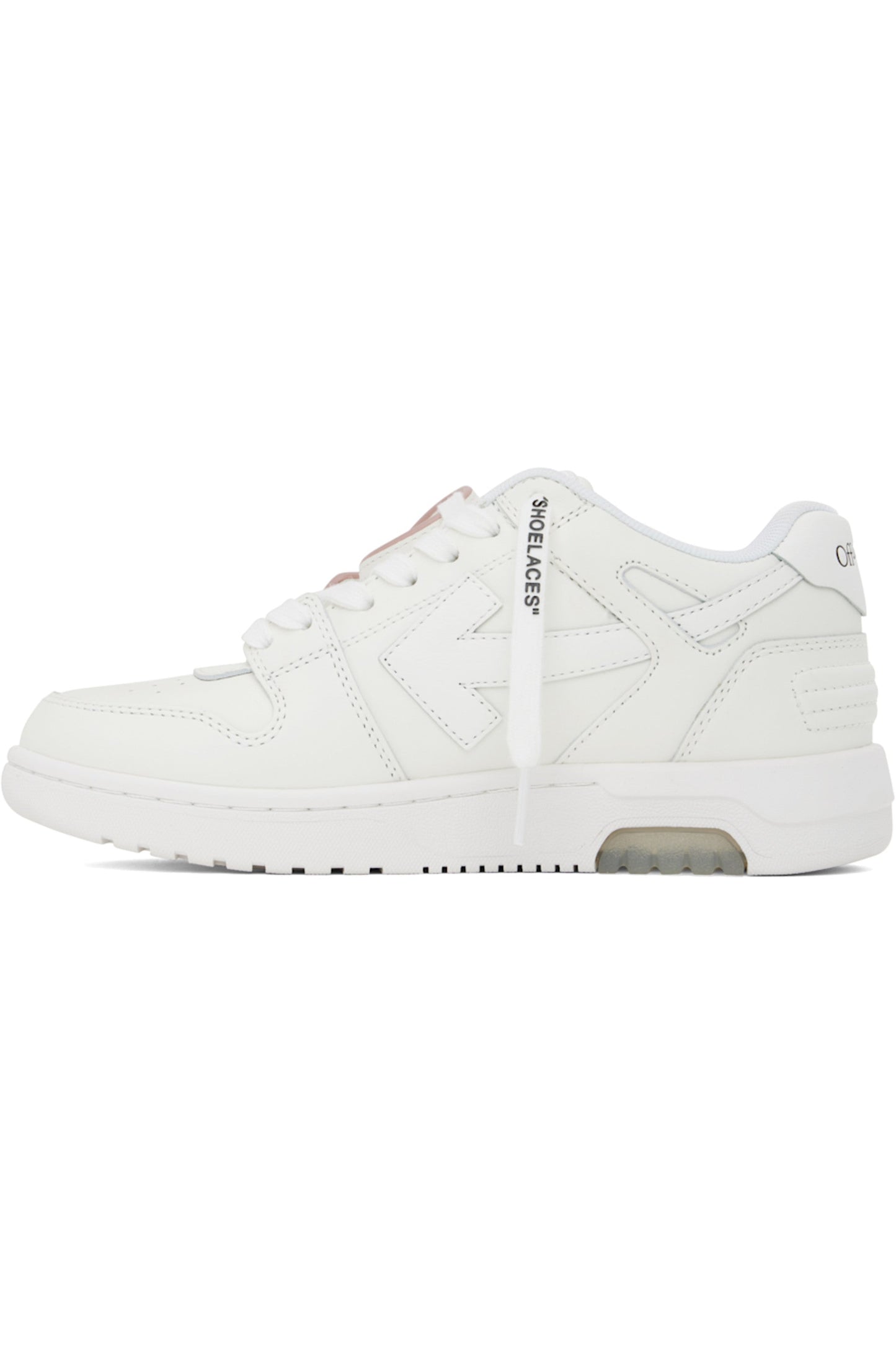 Off-White Out Of Office Low Tops For Walking White Pink