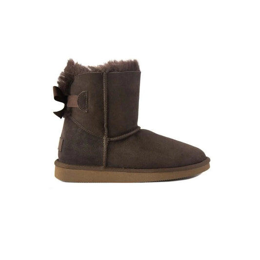 UGG Toddlers Chocolate Mini Bailey Bow II Boot Kids