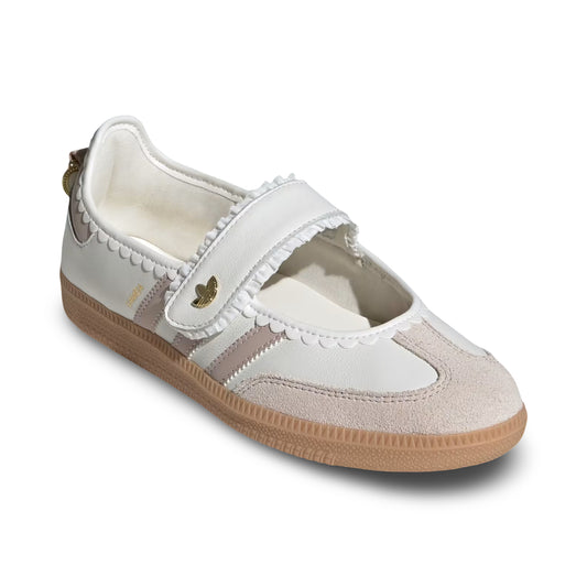 Adidas Samba Mary Jane White Pastel Pink Kids sneakers