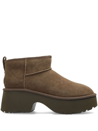 UGG Classic Ultra Mini New Heights Boot Hickory_Unique Store