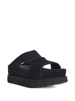 UGG Goldenstar Black platform sandals