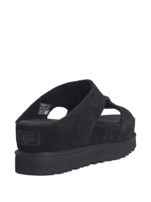 UGG Goldenstar Black platform sandals