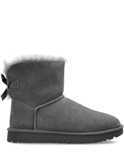 UGG Mini Bailey Bow II Boot Grey_Unique Store